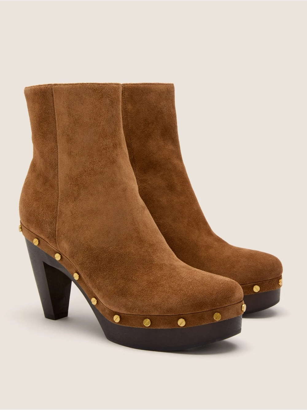 New Veronica Beard Gavi Studded Boot Hazelwood Sz 10